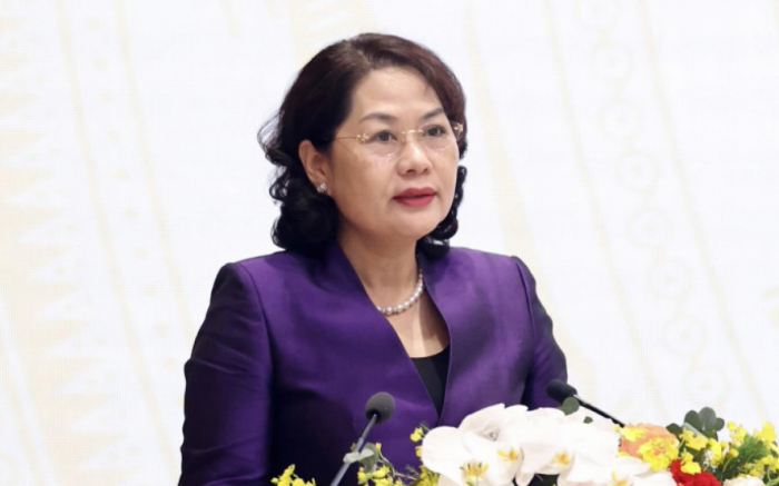 Thống đốc NHNN Nguyễn Thị Hồng. Ảnh: VOV