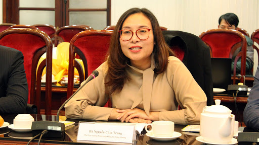 Bà Nguyễn Cẩm Trang cho hay, bên cạnh sự hỗ trợ của cơ quan nhà nước, doanh nghiệp cần chủ động thay đổi chính mình để đáp ứng các quy tắc xuất xứ khi xuất khẩu. Ảnh: T.L.