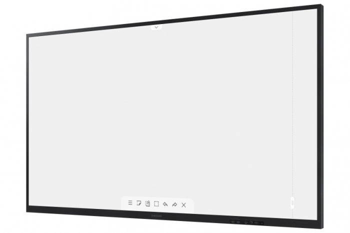 Samsung FLIP 75 inch là một bảng trắng điện tử mà bạn có thể viết, vẽ và chỉnh sửa trên đó. Ảnh:Samsung.