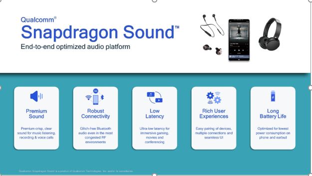 Snapdragon Sound hiện đã sẵn sàng cho các nhà sản xuất tích hợp vào các sản phẩm đầu cuối. Ảnh: TL