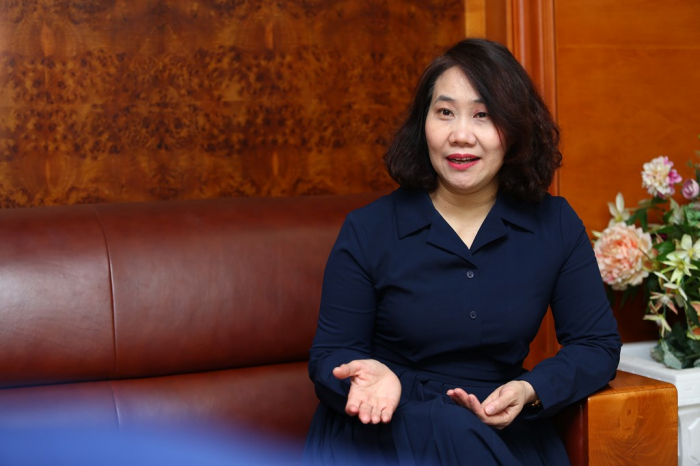Bà Nguyễn Thị Hương, Tổng cục trưởng Tổng cục Thống kê. Ảnh: Thúy Hiền/BNEWS/TTXVN.