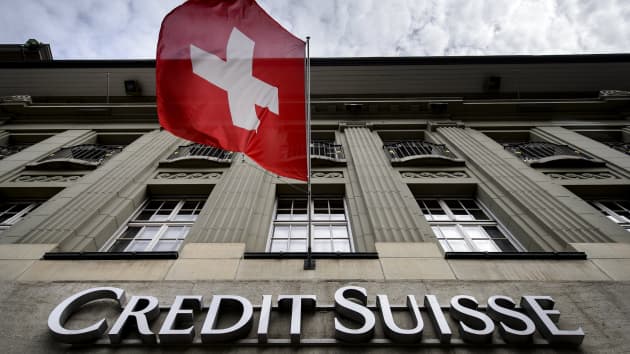 Ngân hàng Credit Suisse dự báo lỗ trước thuế quý 1 năm nay khoảng 900 triệu franc Thụy Sỹ. Ảnh: CNBC