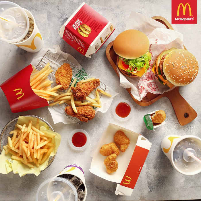 Các món ăn nổi tiếng tại McDonald’s