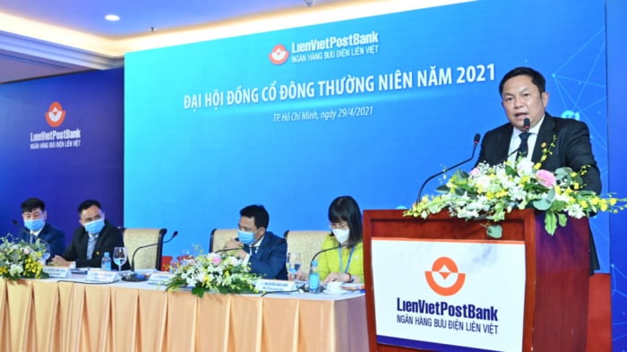 Đại hội đông cổ đông thường niên 2021 của LienVietPostBank - Ảnh TL