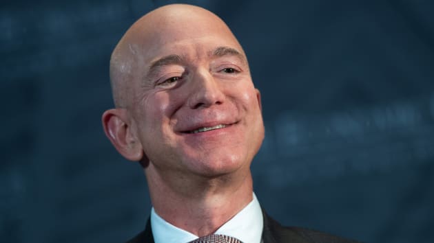 Tỉ phú Jeff Bezos. Ảnh: AFP/Getty Images