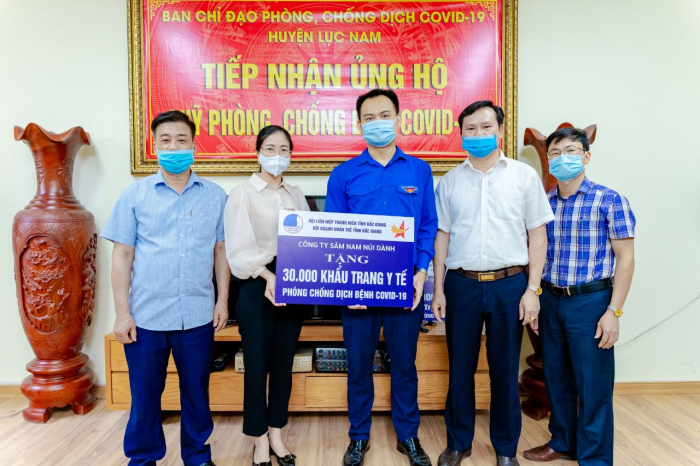 Hội Doanh Nhân trẻ Bắc Giang chung tay hỗ trợ phòng, chống dịch Covid-19.