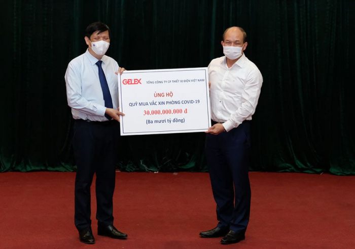 Công ty Cổ phần thiết bị Điện Việt Nam tài trợ 30 tỷ đồng.