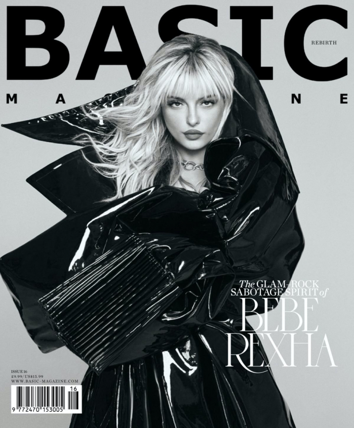 Bebe Rexha với thần thái không thể rời mắt trên bìa tạp chí Basic . Ảnh: NVCC