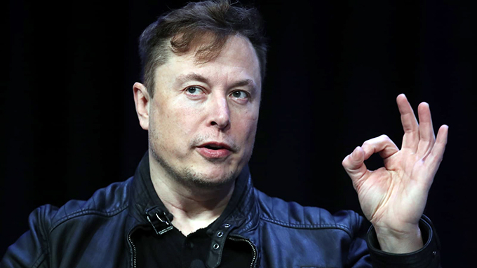 Elon Musk, người sáng lập và là kỹ sư trưởng của Công ty Hàng không Vũ trụ SpaceX phát biểu tại Hội nghị và Triển lãm Vệ tinh 2020 vào ngày 9 tháng 3 năm 2020 tại Washington, DC. Ảnh: Getty Images