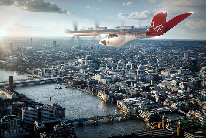 Virgin Atlantic đã đặt mua 150 xe hơi điện bay của Vertical. Ảnh Virgin Atlantic