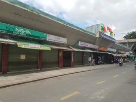 Chợ Nguyễn Tri Phương đóng cửa ngày 22/ 7 vừa qua. Ảnh: NLĐ