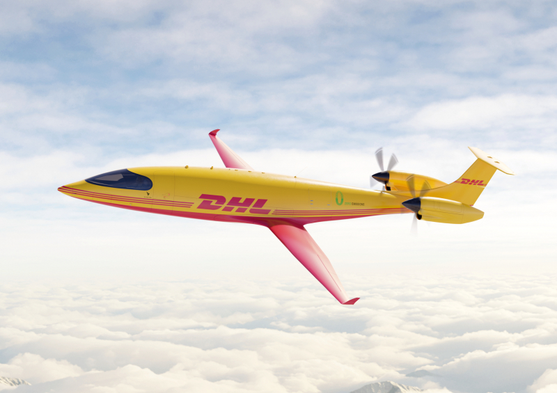 Eviation dự kiến sẽ giao đơn hàng máy bay điện Alice cho DHL Express vào năm 2024. Ảnh: MC