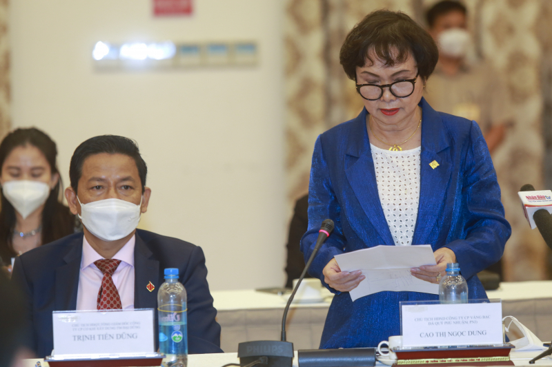 Bà Cao Thị Ngọc Dung - Chủ tịch Hội Nữ doanh nhân TP.HCM, Chủ tịch PNJ bày tỏ niềm tin với bức tranh kinh tế Việt Nam sau đại dịch.