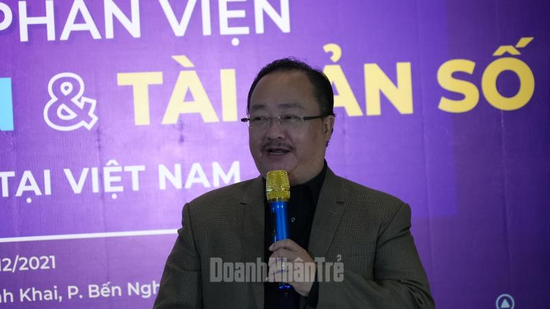 Ông Nguyễn Ngọc Dũng - Chủ tịch Hiệp hội Thương mại điện tử Việt Nam phát biểu khai mạc chương trình.