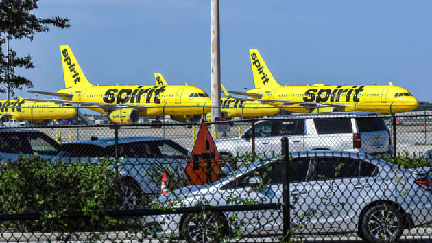 Cổ phiếu của Spirit Airlines đã tăng 17%. Ảnh: Paul Hennessy (LightRocket | Getty Images)