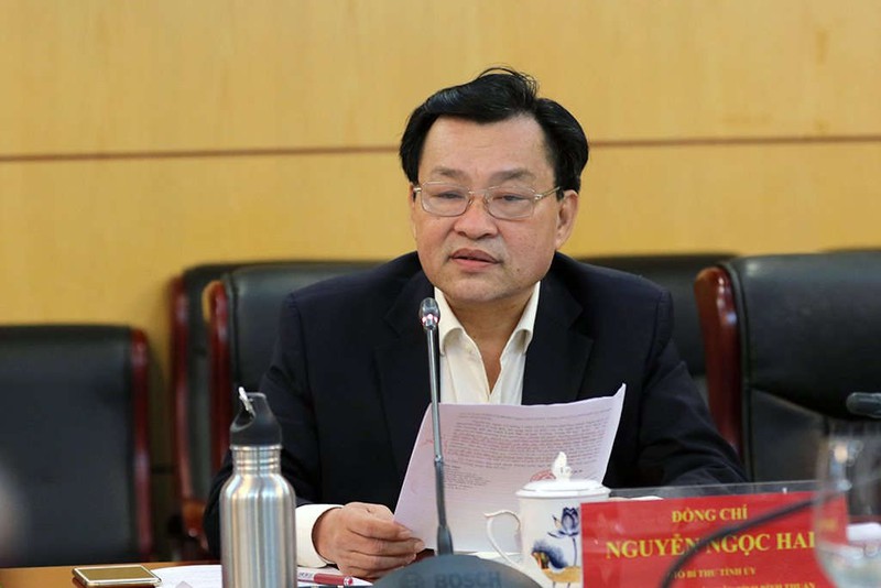 Nguyên Chủ tịch UBND tỉnh Bình Thuận Nguyễn Ngọc Hai. Ảnh: T.L