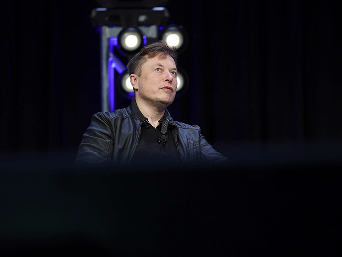 Tỷ phú Elon Musk tại Hội nghị vệ tinh 2020. Ảnh Getty Images