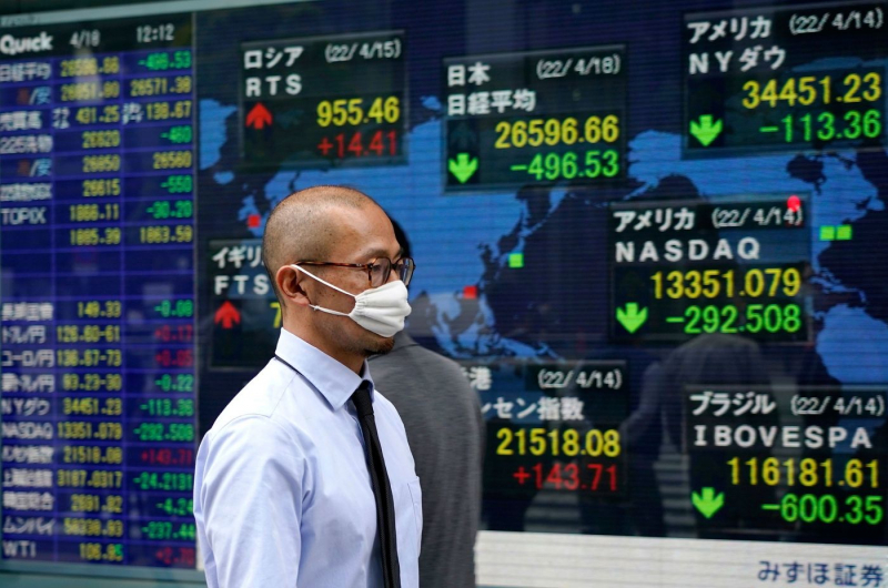 Tại Tokyo, chỉ số trung bình chứng khoán Nikkei đã giảm 1,1% vào thứ Hai. Ảnh: Franck Robichon (Shutterstock)