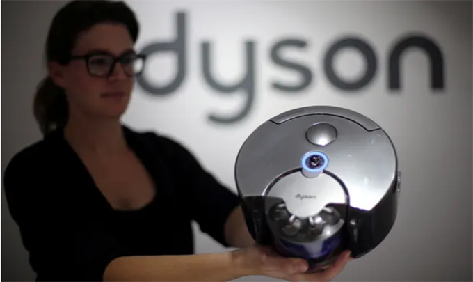 Robot hút bụi Dyson 360 Eye tại triển lãm thương mại Berlin vào tháng 9 năm 2014. Ảnh Reuters