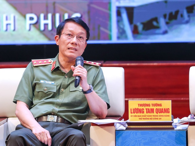 Thượng tướng Lương Tam Quang - Thứ trưởng Bộ Công an. Ảnh: VGP.