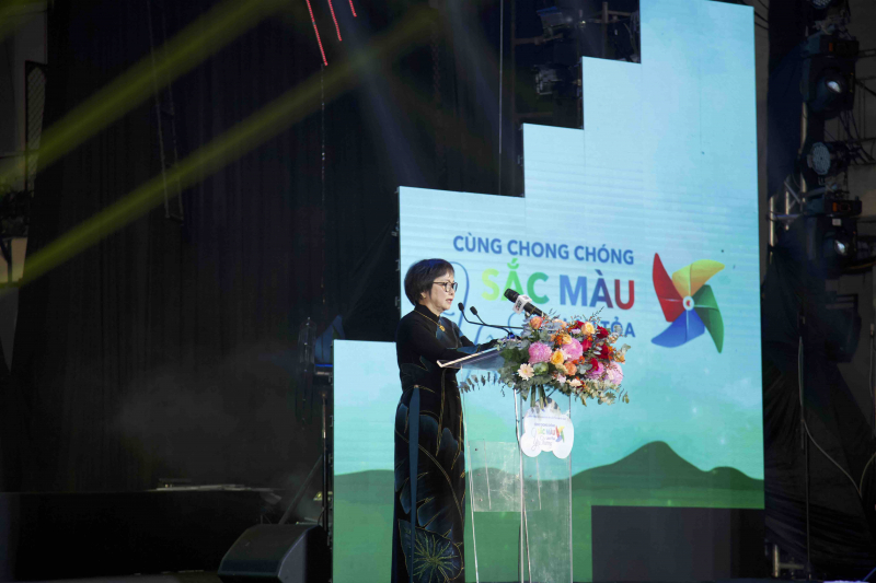 Bà Cao Thị Ngọc Dung - Chủ tịch HĐQT PNJ phát biểu tại sự kiện