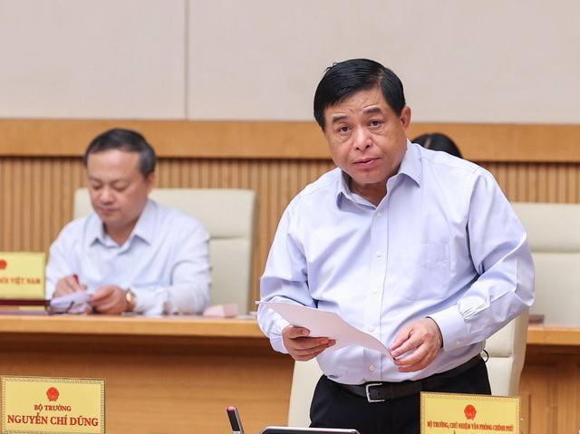 Bộ trưởng Bộ KH&ĐT Nguyễn Chí Dũng: Tăng trưởng GDP vượt xa kịch bản đề ra - Ảnh: VGP
