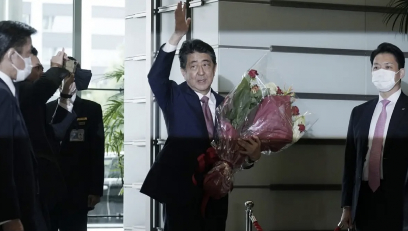 Cựu Thủ tướng Nhật Bản Shinzo Abe. Ảnh: AP