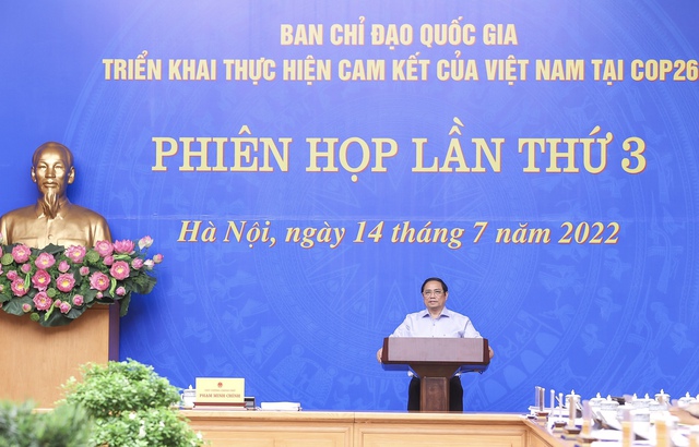 Thủ tướng Phạm Minh Chính phát biểu tại buổi họp. Ảnh: T.L