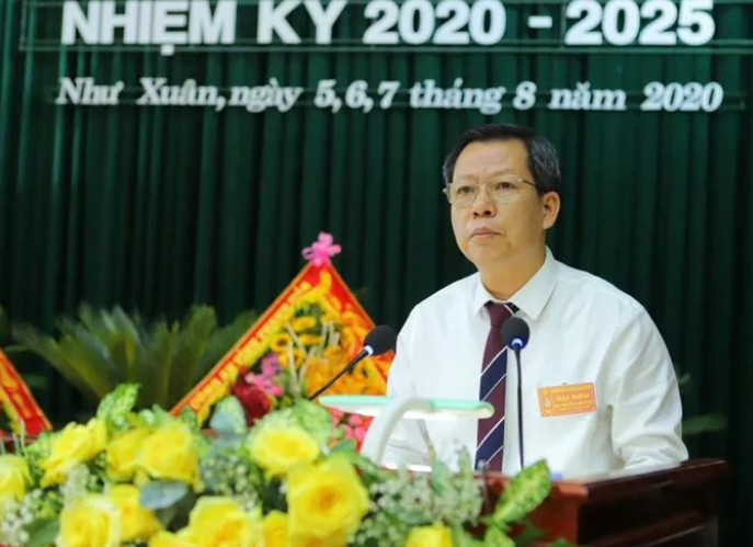 Ông Nguyễn Bá Hùng, Bí thư Huyện ủy Như Xuân, nguyên Phó giám đốc Sở Tài chính tỉnh Thanh Hóa. 