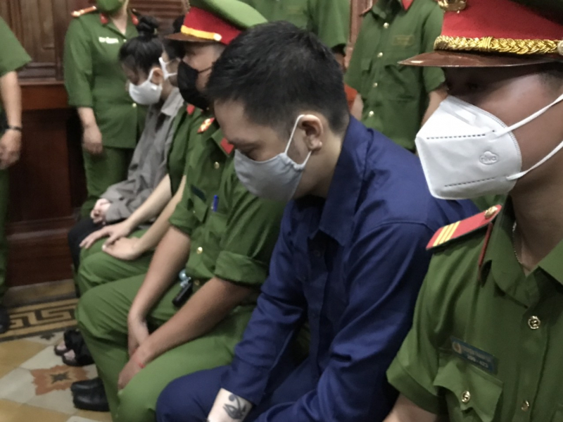 Bị cáo Nguyễn Kim Trung Thái tại tòa. Ảnh: Quang Trung