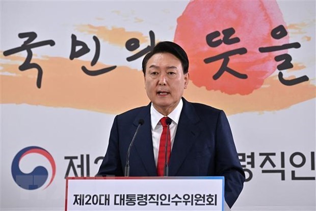 Tổng thống Hàn Quốc Yoon Suk-yeol. 