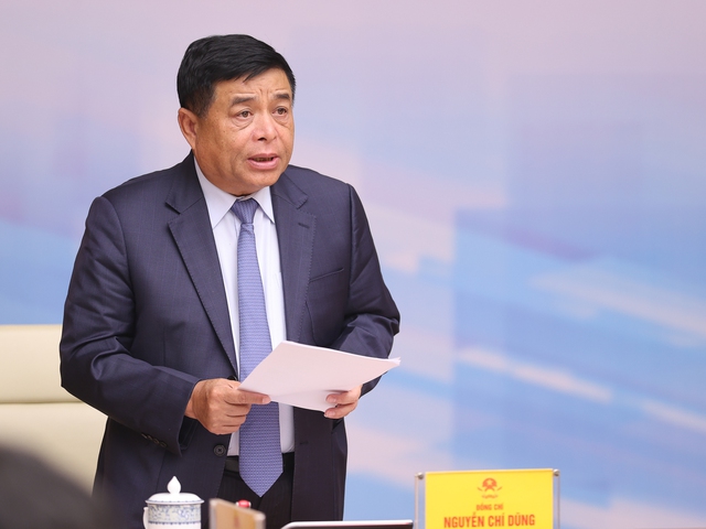 Bộ trưởng Bộ Kế hoạch và Đầu tư Nguyễn Chí Dũng. Ảnh: VGP