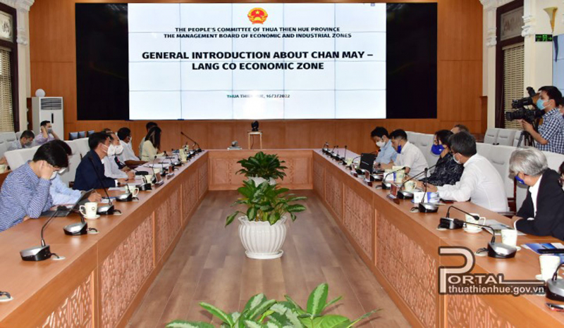 Buổi làm việc giữa Tập đoàn Itochu Nhật Bản – đối tác của Western Pacific Group và UBND tỉnh Thừa Thiên Huế về cơ hội đầu tư vào khu kinh tế Chân Mây – Lăng Cô, tháng 3/2022