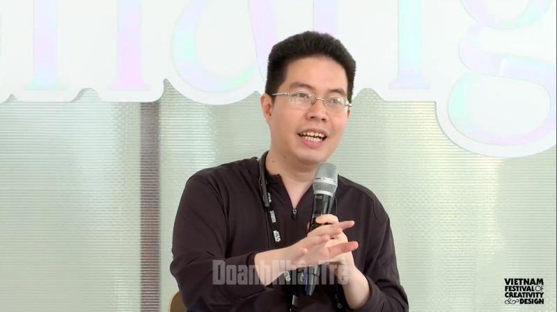 Trương Huyền Đức - Nhà sản xuất Truyền thông số, chia sẻ trong buổi đối thoại 