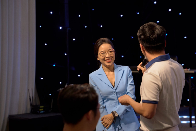 Diễn giả, doanh nhân Lê Quỳnh Thư tiếp tục đảm nhận vai trò nhà sản xuất của mùa giải năm nay. Ảnh: NVCC