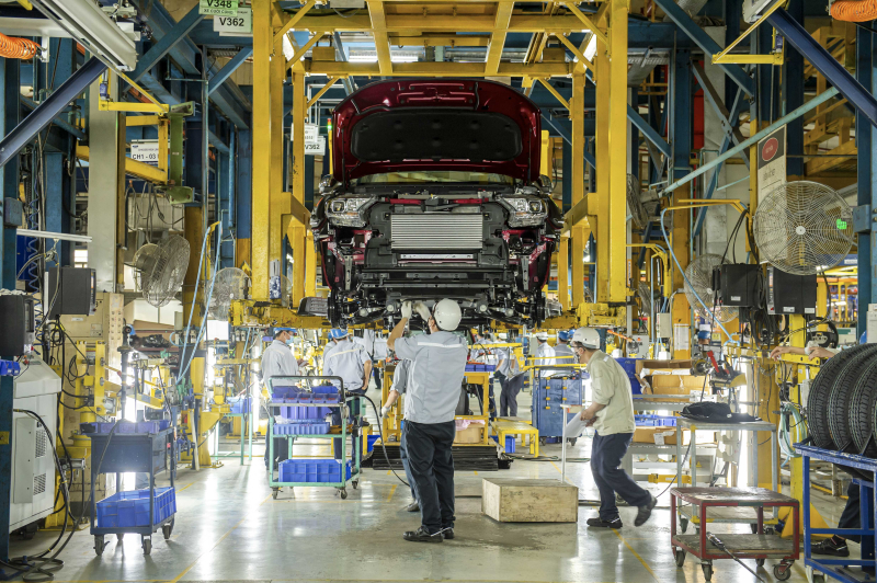 Năm 2020, Ford Việt Nam đưa công suất lên mức 40.000 xe/năm và 2 ca làm việc mỗi ngày