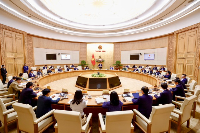 Sáng 1/12, Thủ tướng Phạm Minh Chính chủ trì phiên họp Chính phủ thường kỳ tháng 11, thảo luận về nhiều nội dung quan trọng. Ảnh: VGP