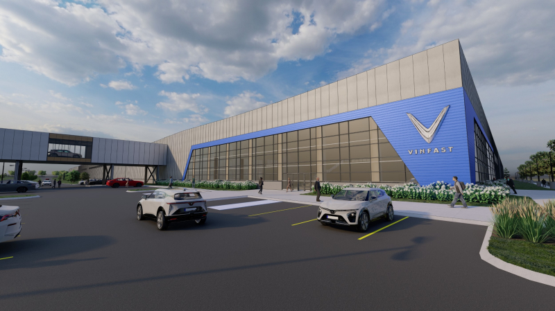 Nhà máy VinFast sẽ được xây dựng tại khu công nghiệp Triangle Innovation Point tại hạt Chatham, Bắc Carolina.