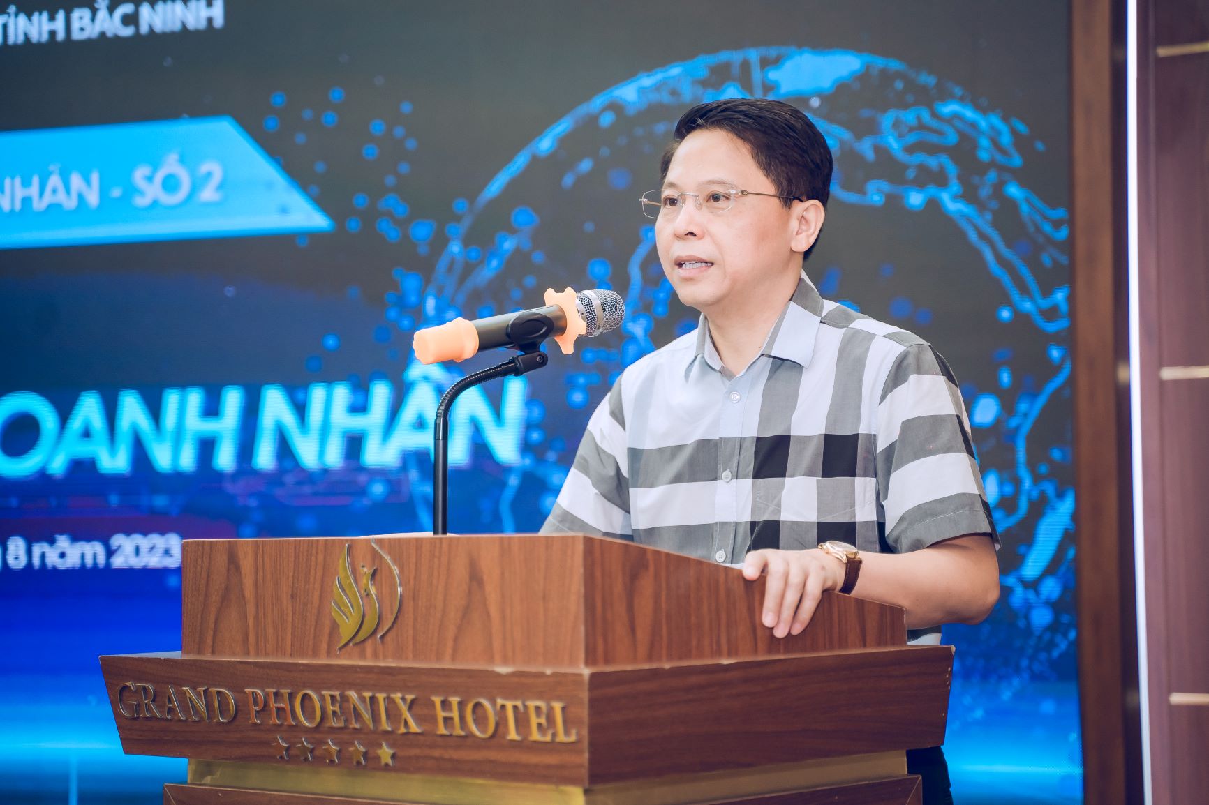Ông Nguyễn Tiến Long, Phó Chủ tịch Hội Doanh nhân trẻ Việt Nam, Chủ tịch Hội Doanh nhân trẻ Bắc Ninh.