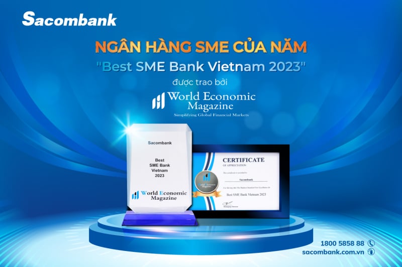 Sacombank được vinh danh 