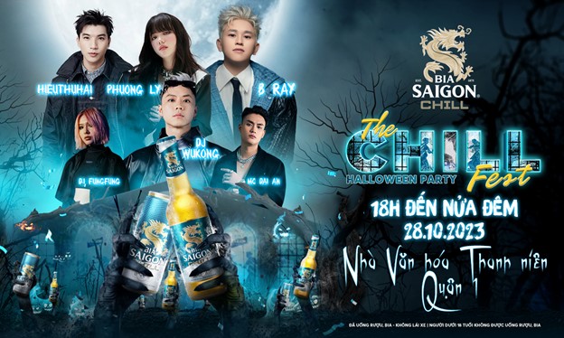 The Chill Fest hứa hẹn một đêm dạ tiệc đúng tinh thần Halloween giữa lòng Sài Gòn.