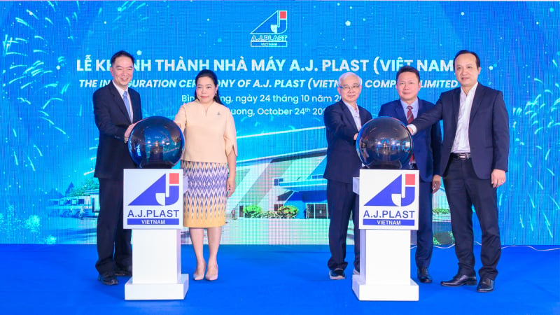 Khánh thành nhà máy A.J. Plast Việt Nam