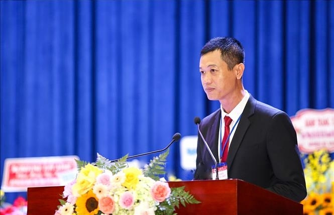 Ông Phạm Trọng Nghĩa - Phó Chủ tịch Hội Doanh nhân trẻ khoá IV được bầu giữ chức Chủ tịch Hội Doanh nhân trẻ khoá V.