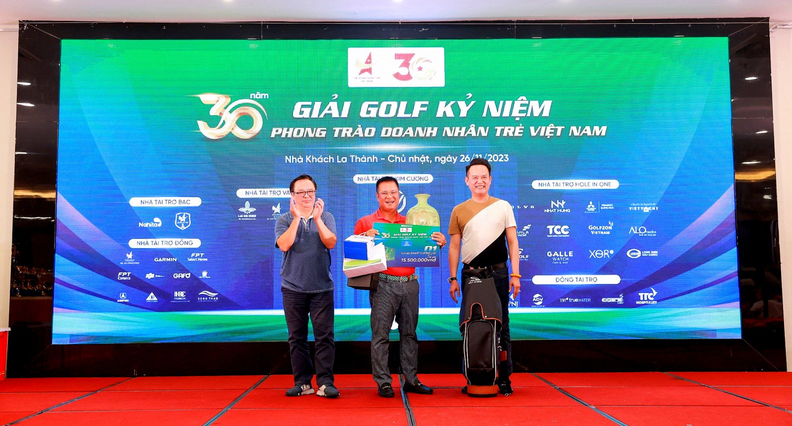 Golfer Trịnh Quang Minh đã xuất sắc giành giải Best Gross.