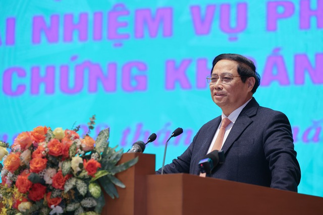 Thủ tướng Phạm Minh Chính phát biểu tại Hội nghị ngày 28/2. Ảnh: VGP