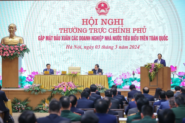 Thủ tướng Chính phủ Phạm Minh Chính phát biểu khai mạc Hội nghị. Ảnh VGP