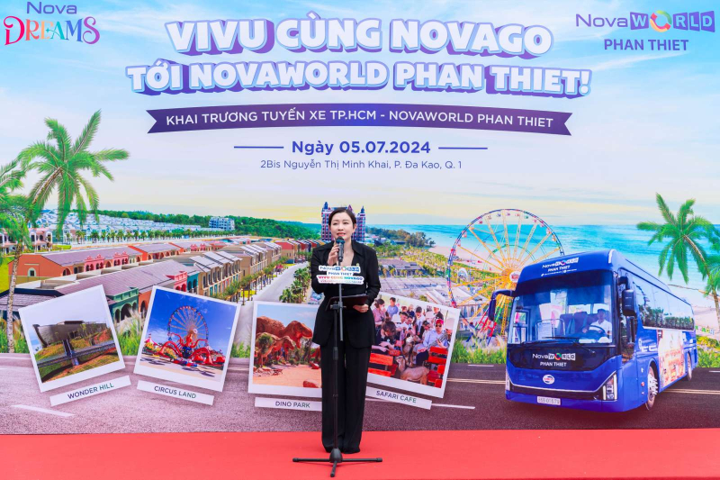 Đại diện Nova Servicer Group phát biểu khai mạc sự kiện