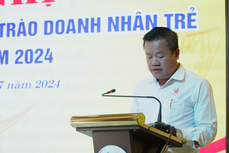 Ông Nguyễn Văn Nam, Chủ tịch Hội Doanh nhân trẻ Bắc Kạn.