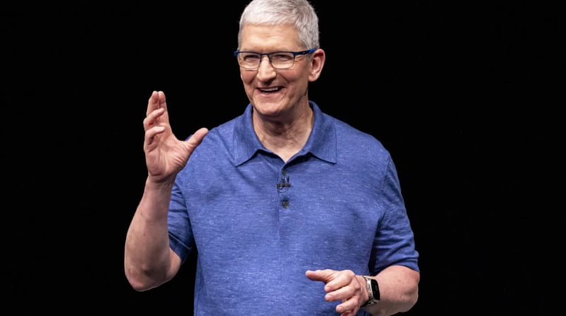 CEO Apple Tim Cook. Ảnh: CNBC