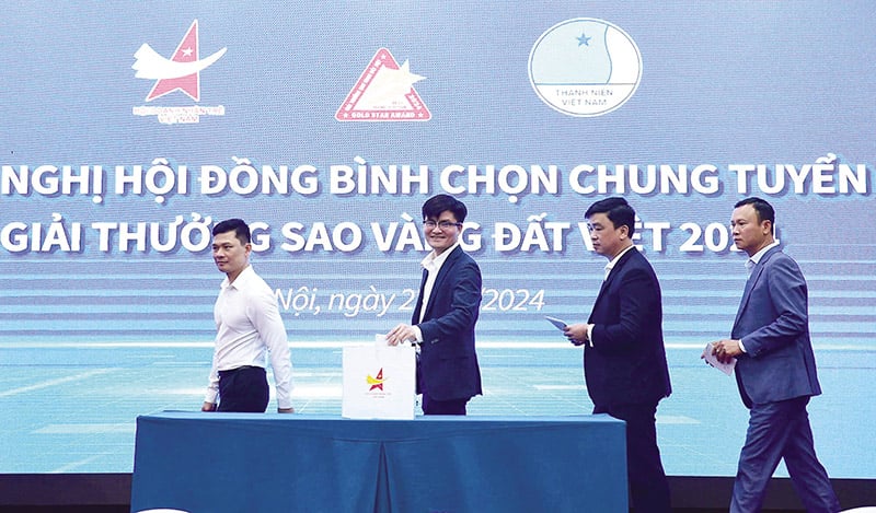 Hội đồng Bình chọn Giải thưởng Sao Vàng đất Việt 2024.